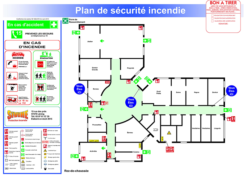 Plan d'évacuation Sivihe